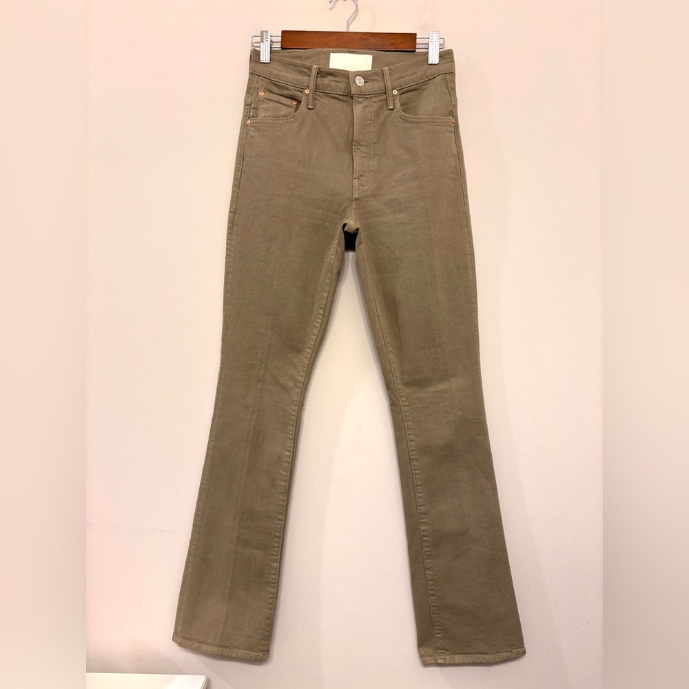 Mother Superior Bootcut Jeans The Insider Hover Mermaid Green Womens 26 Like New